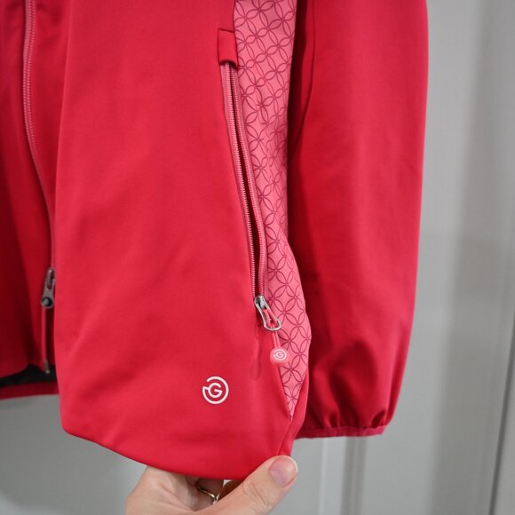 Galvin Green Medium Pink Full Zip Golf Jacket GORE Windstopper - Picture 3 of 11